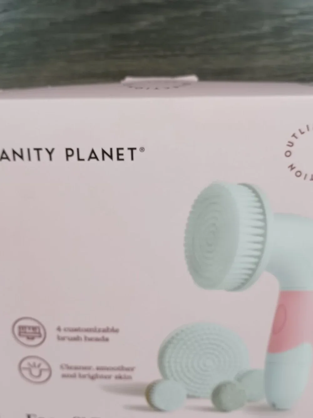 NIB Vanity Planet Face & Body Cleansing System Facial Brush Exfoliating